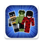 Logo of Superhero Skins android Application 